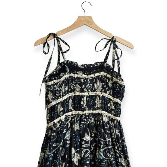 Ulla Johnson Indah Dress, Size 2, Rainforest , Cream/black, New with tag - Picture 9 of 16